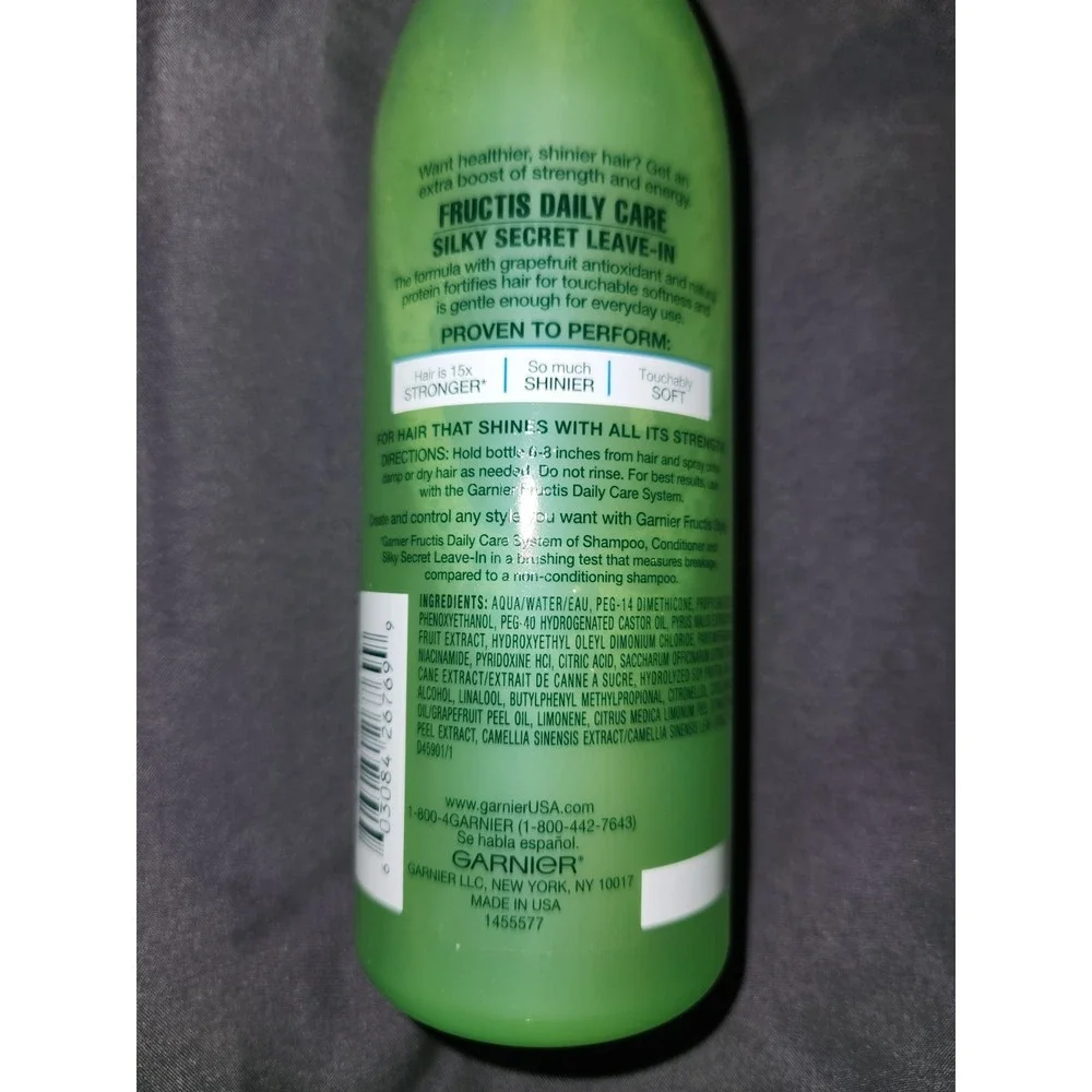 Garnier Fructis Daily Care Silky Secret Leave-In Normal Hair 8.5 Fl. oz~NEW~RARE